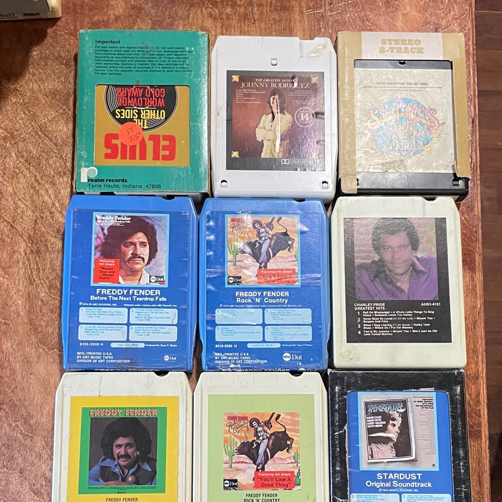 Vintage 8-Track Tape Collection